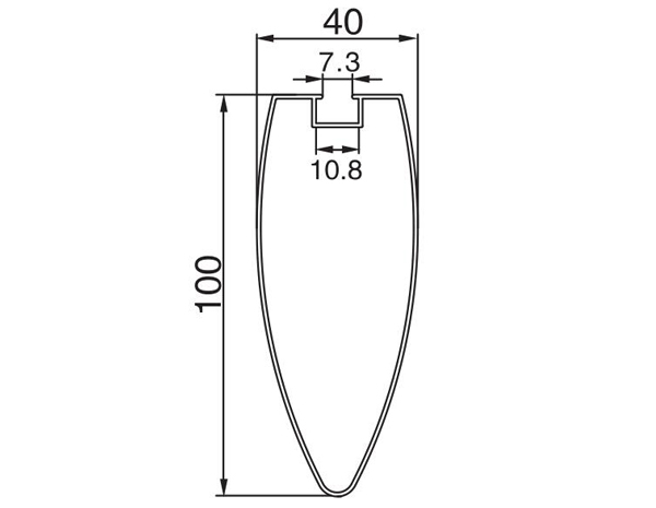 子彈頭掛片 40W-100H