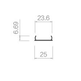 方通封頭 25W